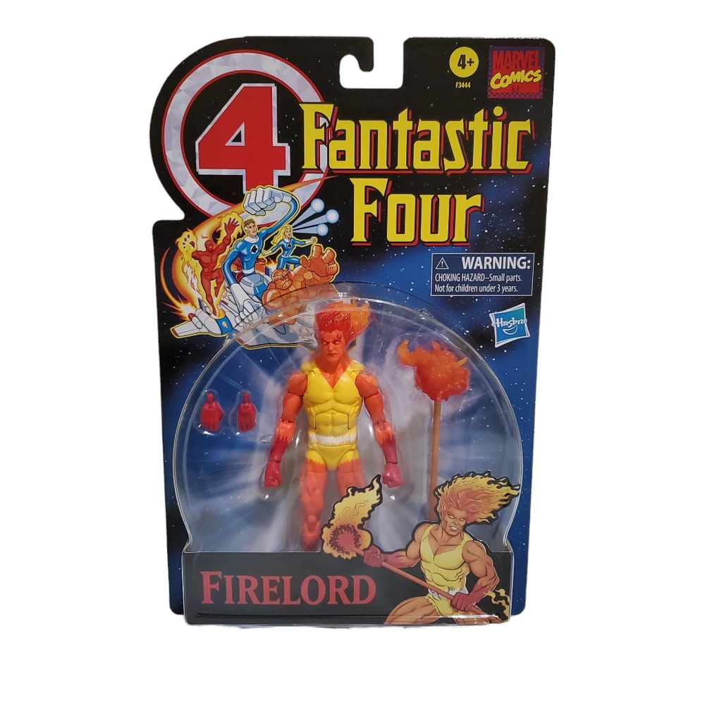 Marvel Legends Series Retro Fantastic Four Firelord 6" Action Figure Hasbro New